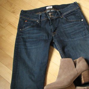 Hudson Collin Flap Skinny Dark Wash Jeans 27